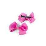 مشبك الشعر المزخرف على شكل فيونكة وزهرة فى المنتصف