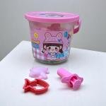 Cartoon Girl Play Dough Set – 24 Color Soft Modeling Clay Kit for Kids