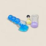 Princess Doll Glitter Slime Tube with Cute Figurine Topper