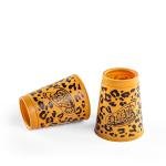 أكواب التركيب القابلة للرمي مع كيس الرمي الناعم – سلسلة الكامو الحيواني الجريء