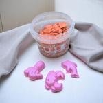 مجموعة حيوانات المحيط الرملية السحرية - مجموعة رمل حركية مع قوالب مخلوقات بحرية في حاوية دلو