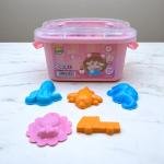 Cute Cartoon Girl Play Dough Set – 24 Color Soft Modeling Clay Kit for Kids