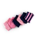 Girls’ Cotton Bikini Panties – 6-Pack with Bow Accent & Striped Design