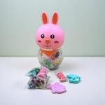 Bunny Play Dough Set – Animal Head Jar with Colorful Clay & Molds