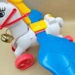 Winged Pony Push Toy – Bell & Saddle Edition