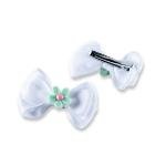 Girl's Flower Decore Bow Hair Clip Set