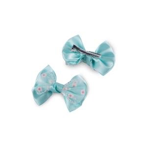 مشابك شعر بتصميم زهوروشريط إكسسوار شعر جميل وأنيق