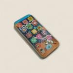 Kids' Space Theme Musical Learning Phone Round Camera Design