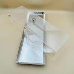Rectangular Silver Acrylic Dessert Plate