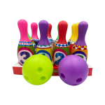 Colorful Kids Bowling Set – 10 Pins with 2 Balls
