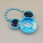 مجموعة خرز الحروف الوردية للأميرات مثالية لصنع الإكسسوارات الإبداعية