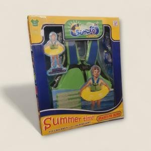 بدلة سباحة للأطفال مزودة بسترة نجاة مدمجة أمان وأناقة ومرح في الماء