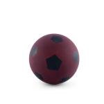 Soccer Design Sponge Ball With Black Pentagons Dots (6cm)