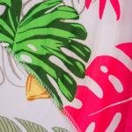 Tropical Breeze Pleated Kaftan Dress