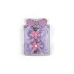 Girl's Flower Decore Bow Hair Clip Set