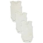 Baby Unisex Sleeveless Bodysuits 3-Pack