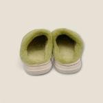 Fluffy Fox Embroidered Slip-Ons