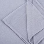 شال شيفون وقطن بحواف مخيطة بدقة - بنفسجي