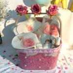 New Born Baby Girl Gift Set - Basket