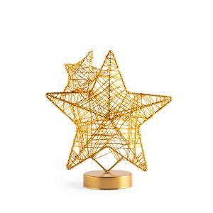 حامل اضاءه ليد علي شكل نجمة مع نجمة