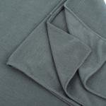 Chiffon and Cotton Scarf with Fine Stitch Edges - Green