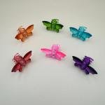 Butterfly hair Clips Set for Kids and Teens Set of 6pcs
