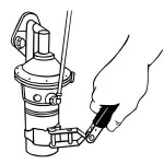 مفتاح فلتر الزيت بقبضة دوارة  –  مدمج وقابل للتعديل للفلاتر الصغيرة