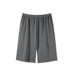 Plus size slight stretch cotton letter embroidery shorts