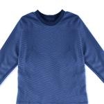 طقم بيجامة حراري للأولاد بأكمام طويلة وتصميم بحواف متباينة اللون