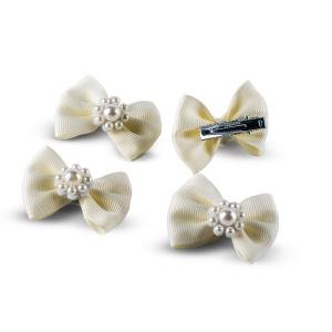 Girl's Pearl Cluster Bow Hair Clip