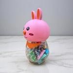 Bunny Play Dough Set – Animal Head Jar with Colorful Clay & Molds