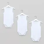 سالوبتات أطفال بدون أكمام برقبة دائرية – عبوة من 3 قطع