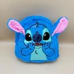 Soft Blue Cartoon Bag with Ears and Pink Inner Lining