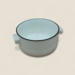 6-Piece Enamel Fondue Set with Forks and Burner Stand