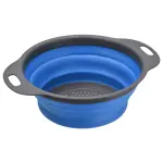 Collapsible Colander with Handles – Blue & Grey