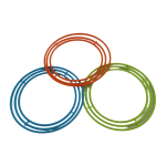 Colorful Ring Toss Game Set