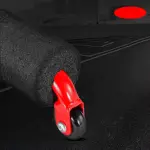 Multifunctional Fitness Ab Roller with Resistance Bands and Foam Handles.