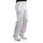 Elastic Waist Relaxed Fit Multi-Pocket Cargo Jeans