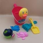 Duck-Themed Beach Play Set for Kids – 7-Piece Summer Fun Bucket