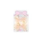 Girl's Elegant Sparkle Glitter Mesh Hari Bow Clip