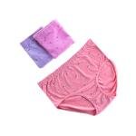 Women’s Floral Print High-Waist Cotton Briefs – 3-Pack