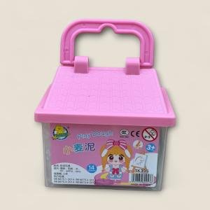 هاوس بوكس مجموعة عجينة اللعب 14 لون مع علبة تخزين جميلة