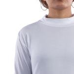 Essential Mock Neck Long Sleeve Top – Slim Fit