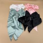 Satin Bow Scrunchie Set Hair Tie with Long Tails