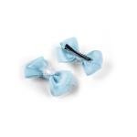Girl's Bow Hair Clip with Heart Center