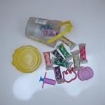 مجموعة دلو عجين اللعب الحيوانات 12 لونا زاهيا مع قوالب تشكيل وتصميم غطاء مضاد للتسرب