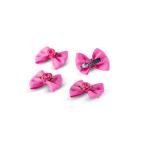 Girl's Elegant Bow Hair Clip with Rose Embellishment
