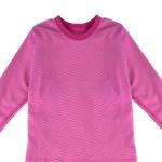 Girls’ Thermal Pajama Set – Full Sleeve Top and Bottom in Two-Tone Pink