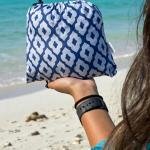 طقم صلاة نسائي مقاوم للماء – أزرق