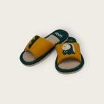 Kids Dino Mesh Slide Slippers with Spikes and Embroidery